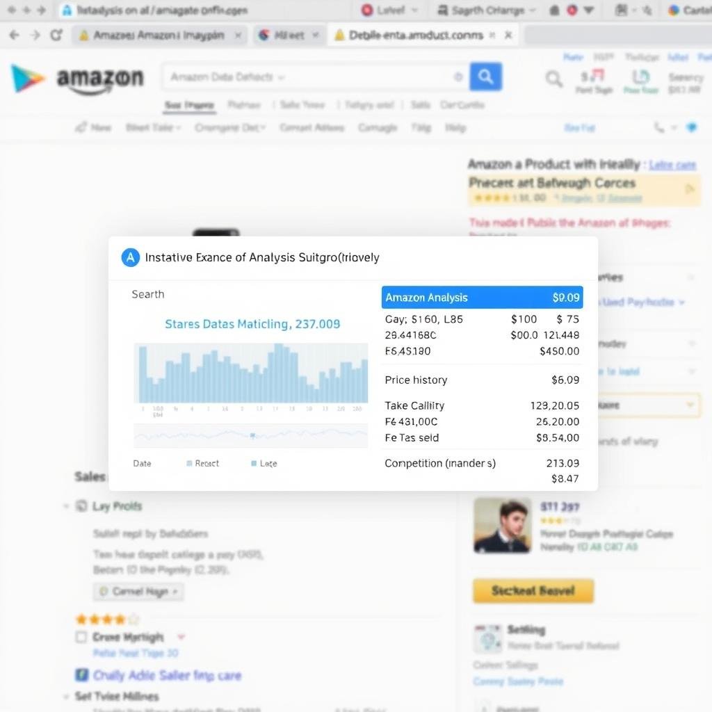 Data Dive Chrome Extension interface showing product analysis